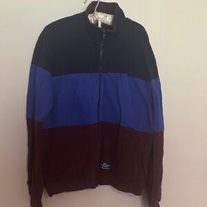 Quartersnacks x street machine Colorblock Full-Zip Men's Sweater Jacket